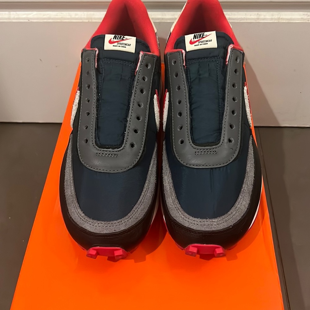 sacai x Undercover x LDWaffle ‘Midnight Spruce University Red’